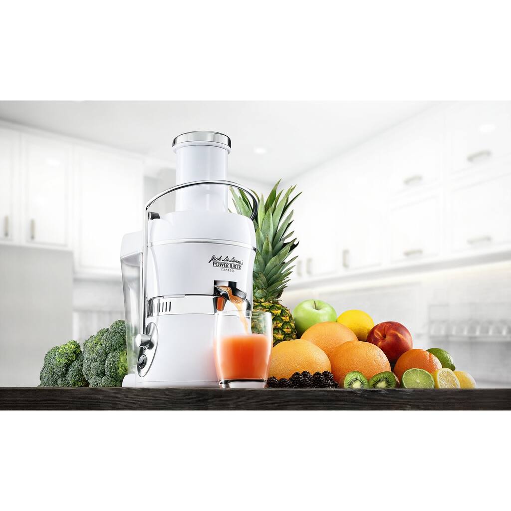 Jack LaLanne PJEW White 250-watt Power Juicer Express