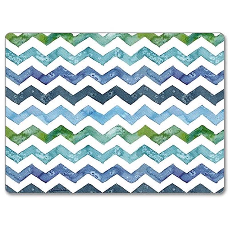 CounterArt Chevron Hardboard Placemat, Set of 2