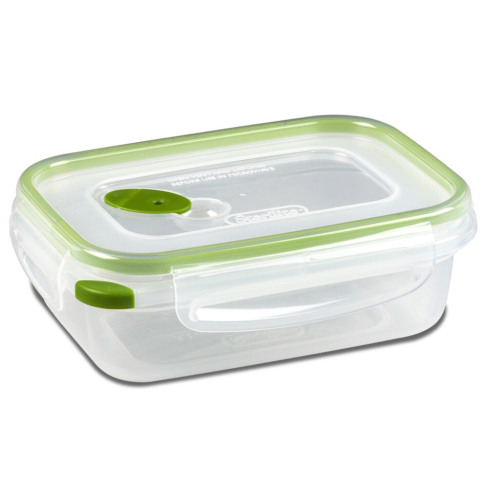 Kitchen Details Large Size Plastic Airtight Cereal Container with Scooper -  10x 5.1x 10.8