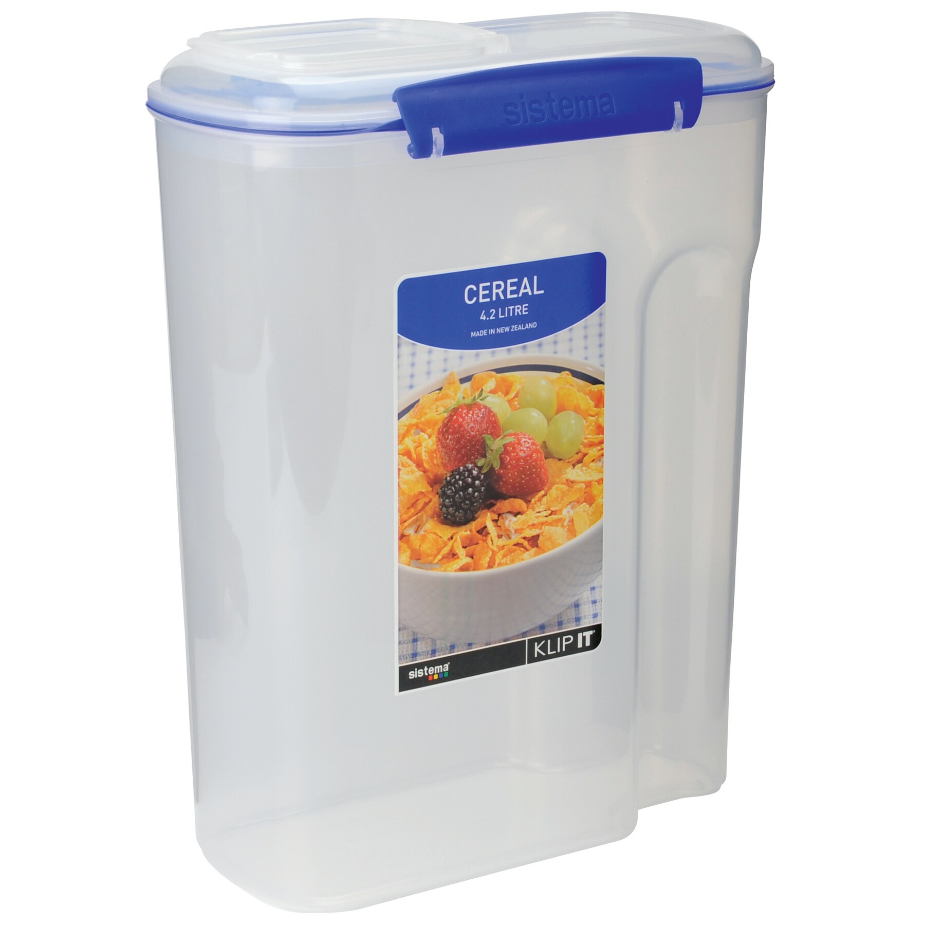 big w cereal container