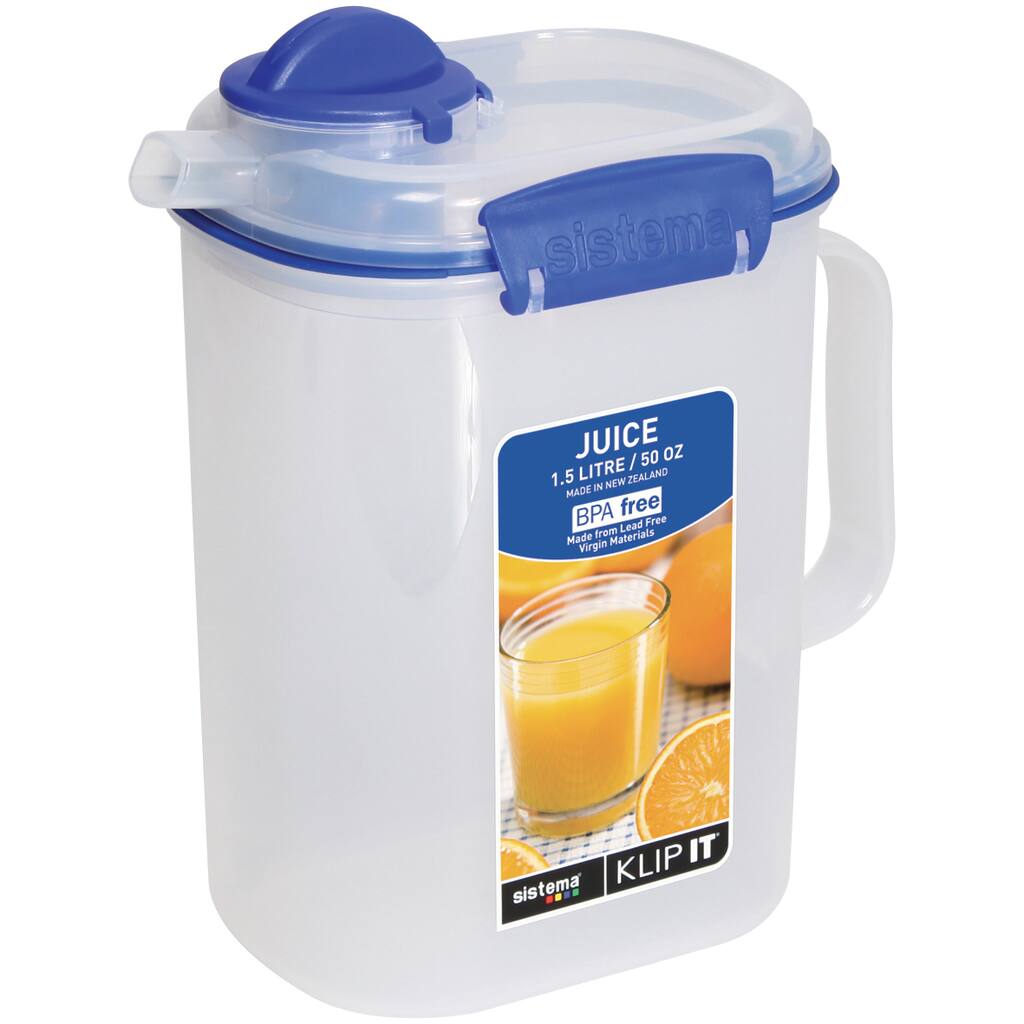 Systema Jug Sistema 1415 1.5 Liter Klip It Juice Jug - Overstock - 12516373