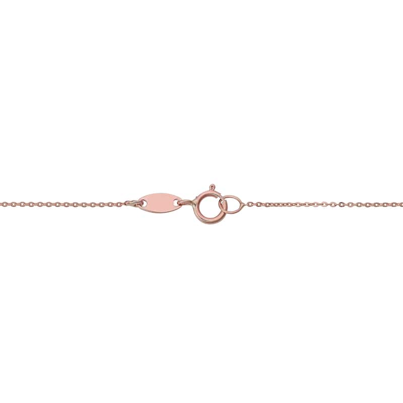 Fremada 14k Gold 8-mm Love Knot Necklace (yellow, white or rose)
