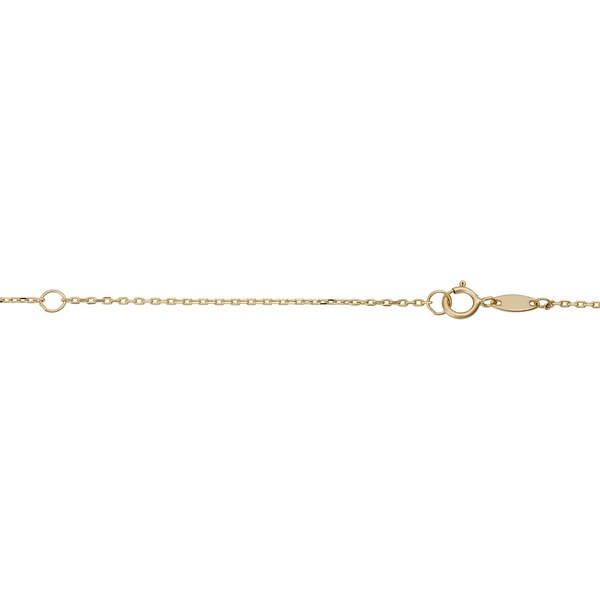 Fremada 14k Tri-color Gold Adjustable Length Love Knot Necklace 