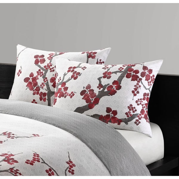 Shop N Natori Cherry Blossom Multi Cotton Comforter Set