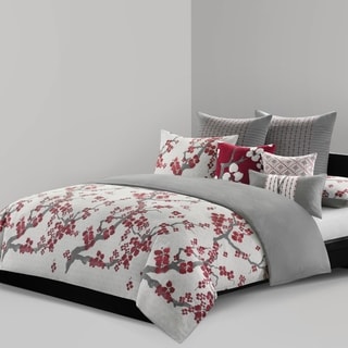 Shop N Natori Cherry Blossom Multi Cotton Comforter Set