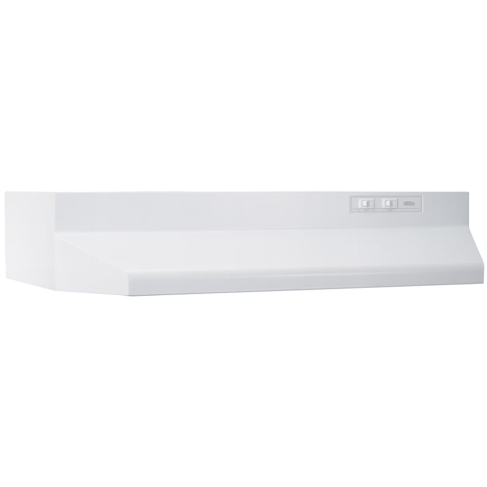 Broan 403001 30" White Under Cabinet Mount Range Hood