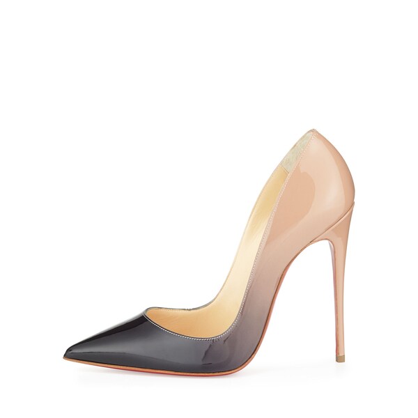 louboutin high heels beige