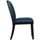 preview thumbnail 3 of 5, Skyline Furniture Nail Button Camel Back Dining Chair in Microsuede Navy