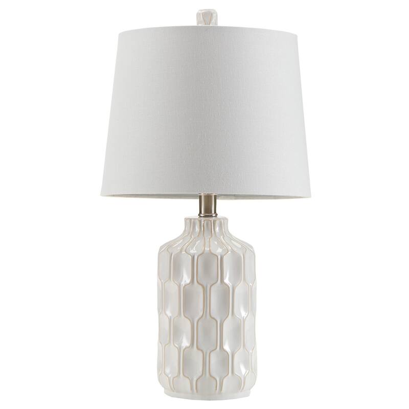 INK+IVY Contour Ceramic Table Lamp