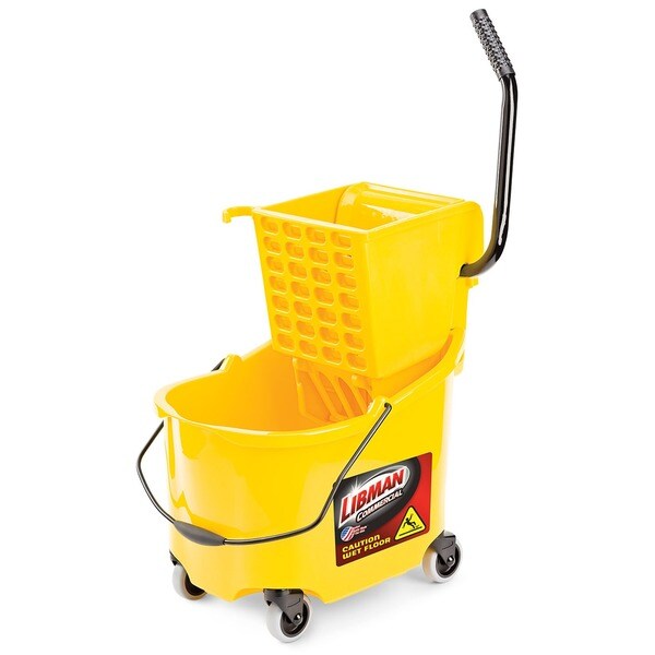 Quickie EZ-Glide 20 Quart Blue Bucket on Wheels 20000ZQK