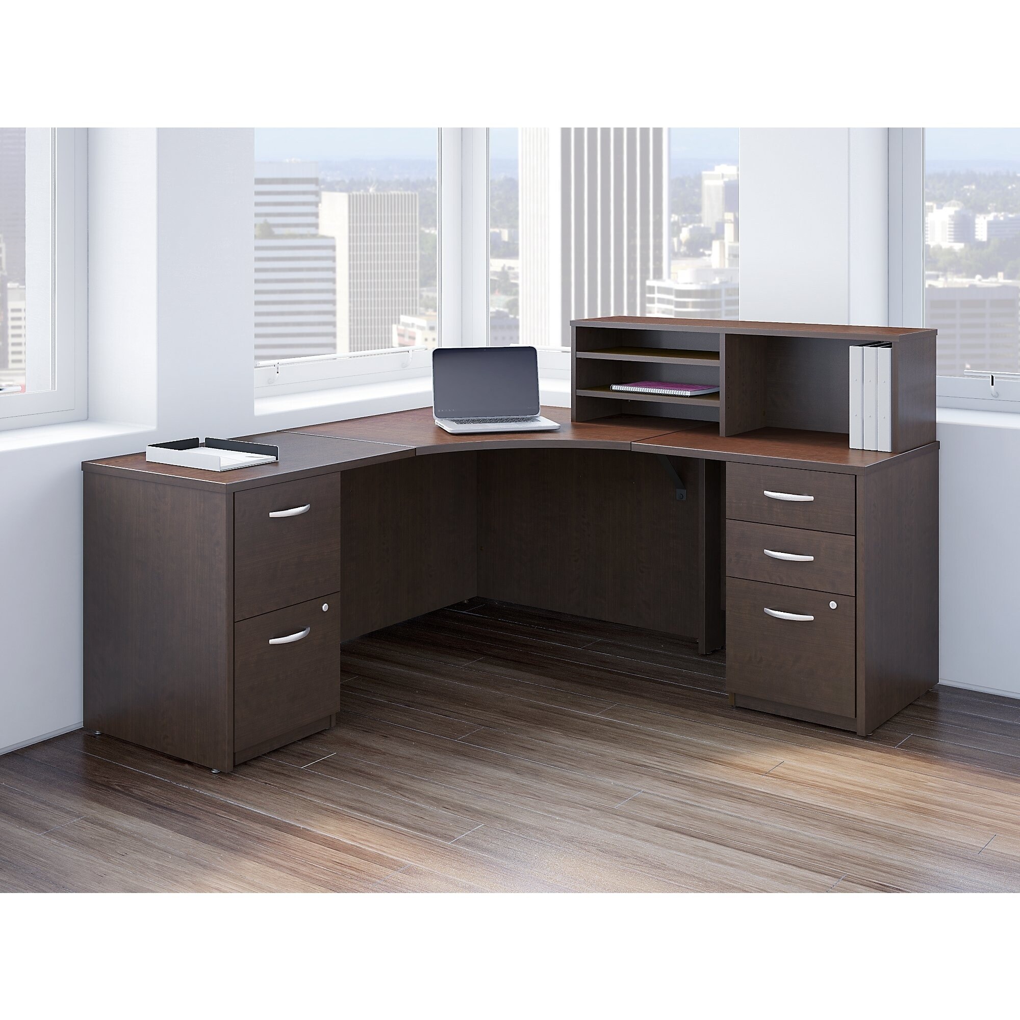 Shop Bush Business Furniture 42w X 42d Corner Desk With Returns