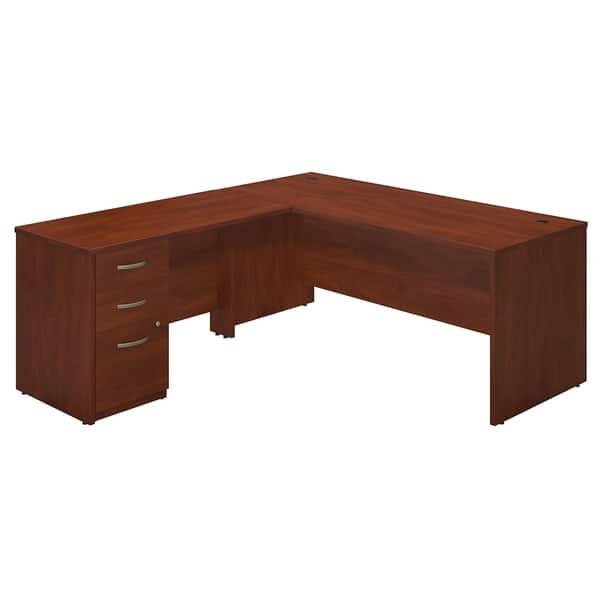 Shop Series C Elite 66w L Shaped Desk With 3 Drawer Pedestal In