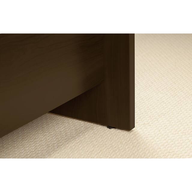 Bush Business Series C Elite 60W x 24D L Shaped Desk with 36W Return Brown Overstock.ca