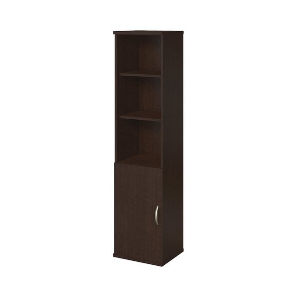 Series C Elite Mocha Cherry Wood 18-inch Wide 5-shelf 