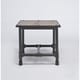 preview thumbnail 6 of 7, Caitlin Rustic Oak/Black Wood/MetalVeneer Coffee/End Table