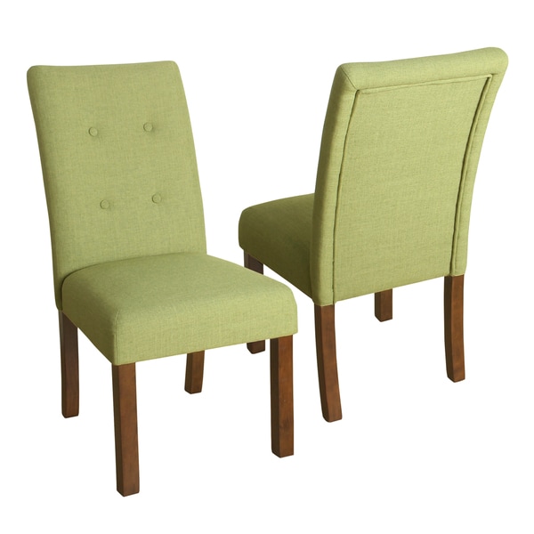 Shop HomePop Kristin Tufted Dining Chair - Set of 2 - Garden Green ...