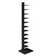Porch & Den Denargo Black Spine Tower Shelf - Thumbnail 1