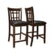 preview thumbnail 4 of 4, Coaster Furniture Lavon Black and Espresso Counter Height Stools (Set of 2)