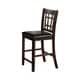 preview thumbnail 6 of 4, Coaster Furniture Lavon Black and Espresso Counter Height Stools (Set of 2)