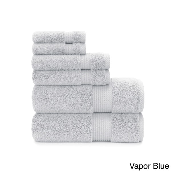 Lavish Home 100% Cotton Hotel 6 Piece Towel Set - Ivory