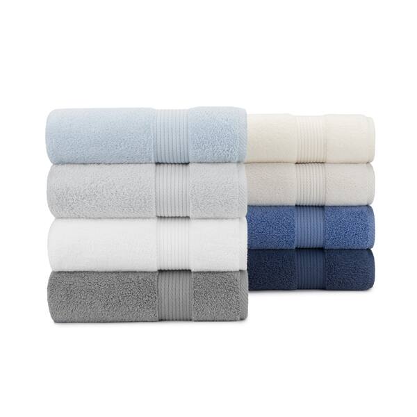 Lavish Home 100% Cotton Hotel 6 Piece Towel Set - Ivory