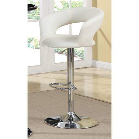 Coaster Furniture Barraza Upholstered 29" Adjustable Height Bar Stool