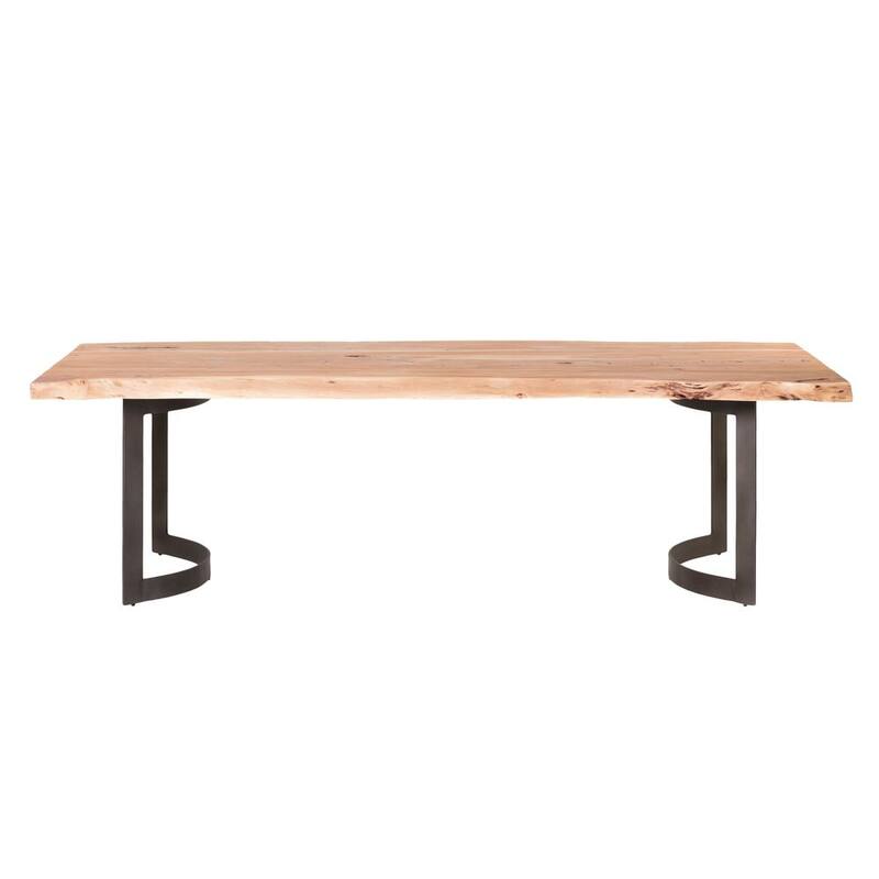 Aurelle Home Bennett Live Edge Dining Table