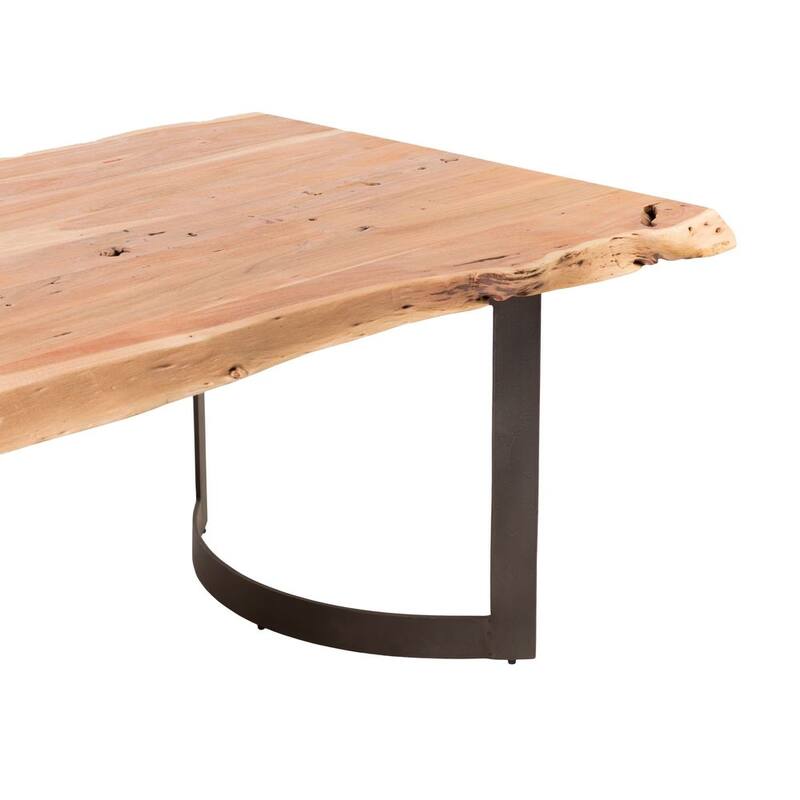 Aurelle Home Bennett Live Edge Dining Table