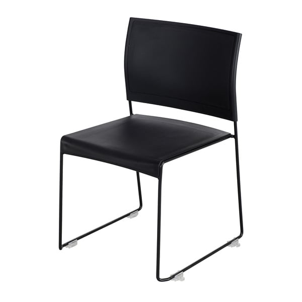 Safco 4271RR Currant High Density Solid Steel Frame Stacking Guest Chair, Red - 4 Pack