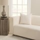 preview thumbnail 1 of 2, SIScovers Lyra Ivory Square Decorative Accent Pillow
