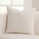 preview thumbnail 2 of 2, SIScovers Lyra Ivory Square Decorative Accent Pillow 16"x 16"