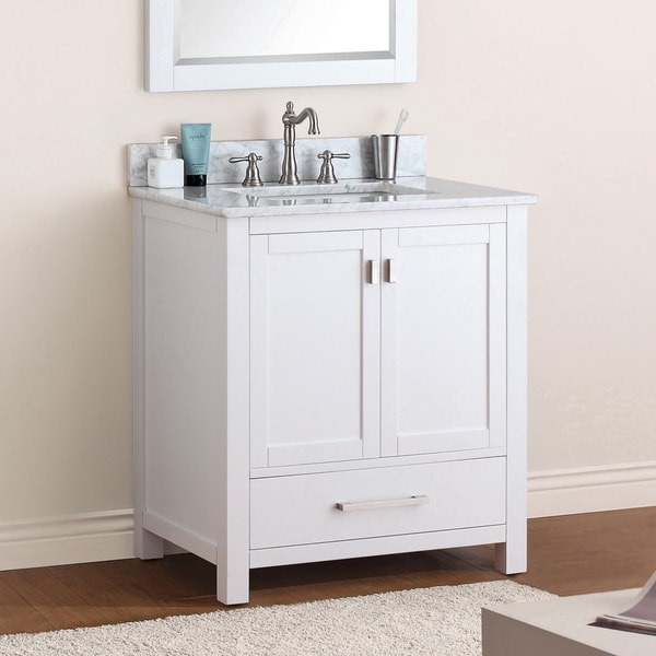 Avanity Modero 30-inch Vanity Only in White