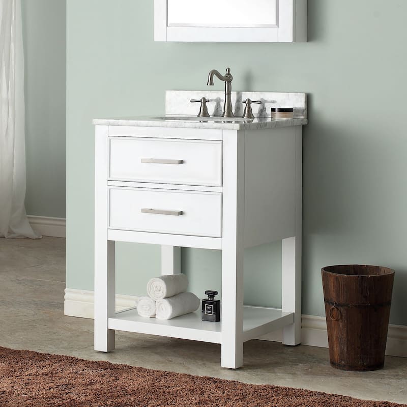 Avanity Brooks 30-inch White Finish Vanity