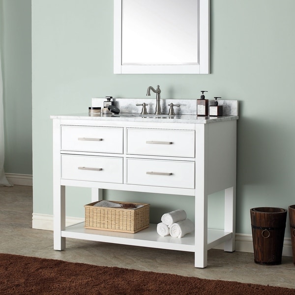 Avanity Brooks 42-inch Vanity in White Finish