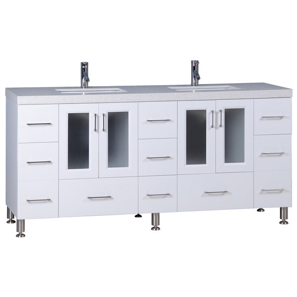 Westfield 72-inch Double Sink Vanity in White