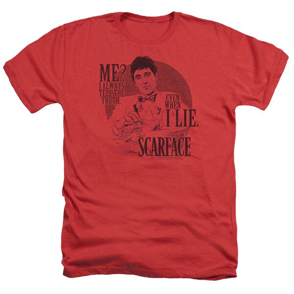 Download Shop Scarface/Truth Adult Heather T-Shirt in Red ...