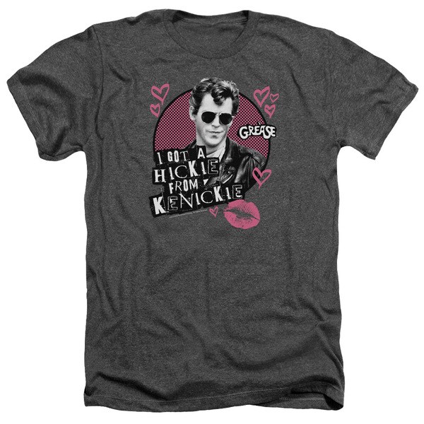 Download Shop Grease/Kenickie Adult Heather T-Shirt in Charcoal ...