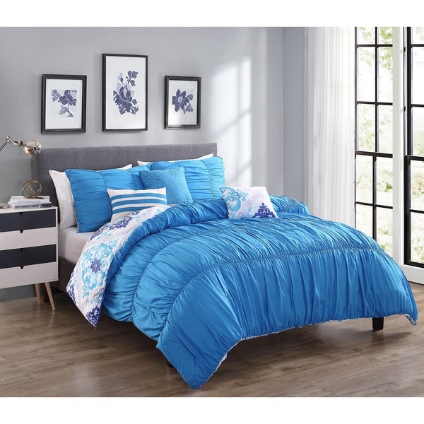 Maddy 6-Piece Reversible Comforter Set