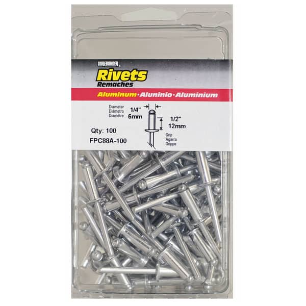 Shower Rivets Fpc Surebonder FPC88A-100 1/4