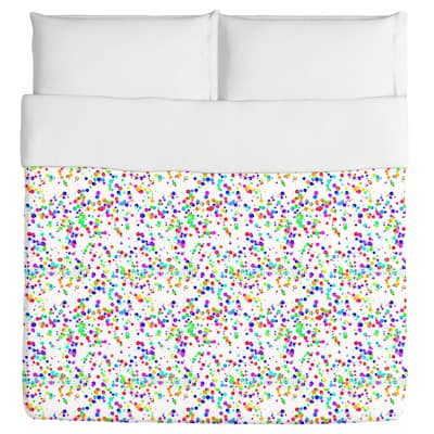 Miscellaneous Colored Confetti Duvet