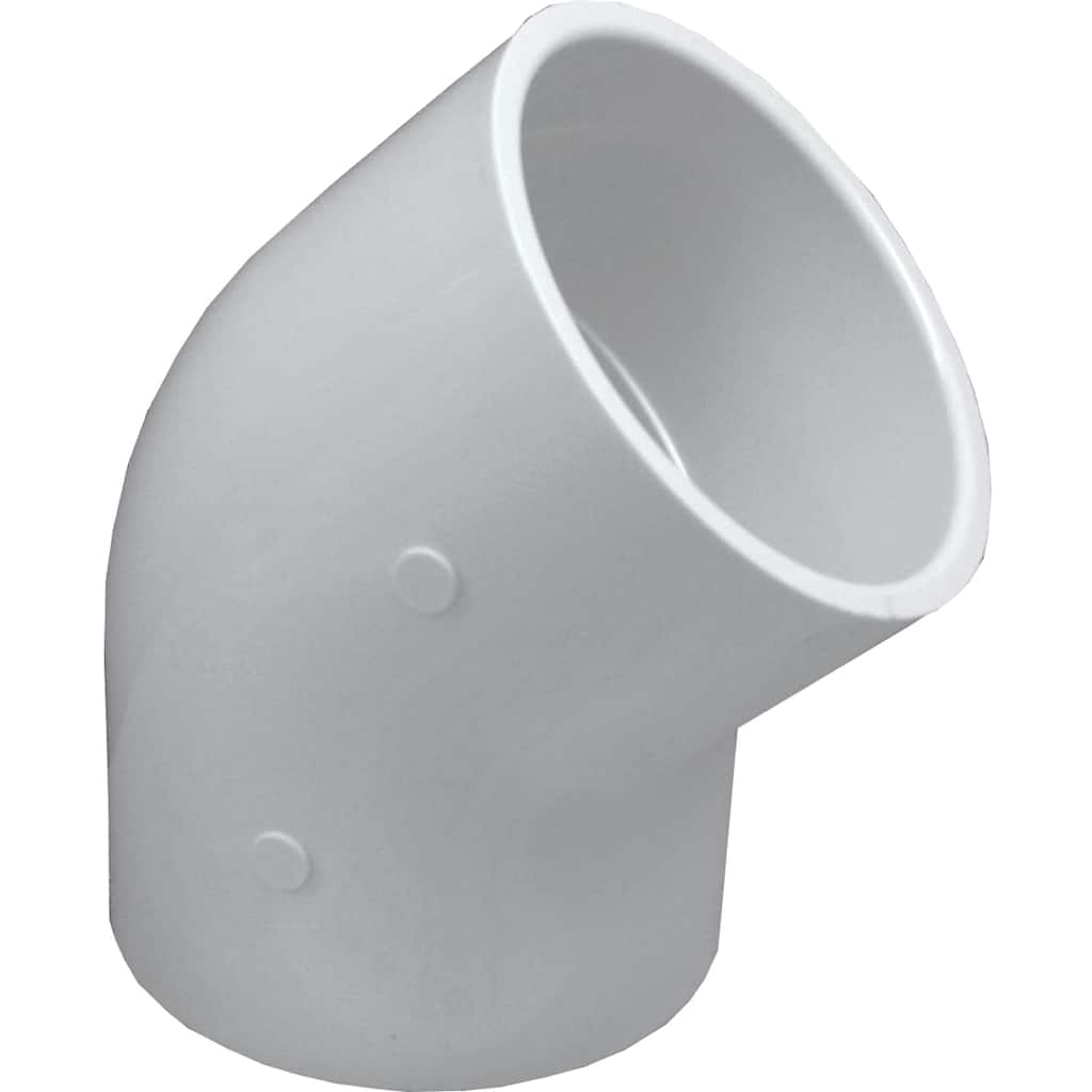 Genova Products 30640 4" PVC 45-degree Elbow