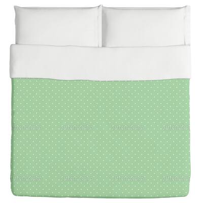 Dots On Green Duvet