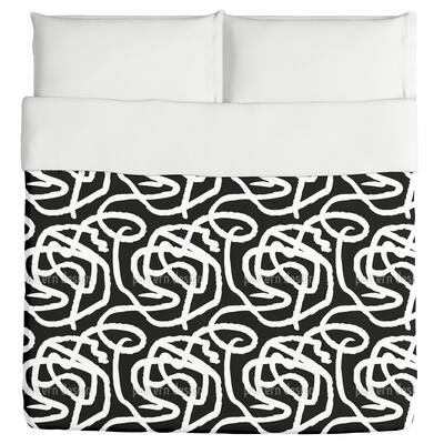 Black And White Painting Duvet