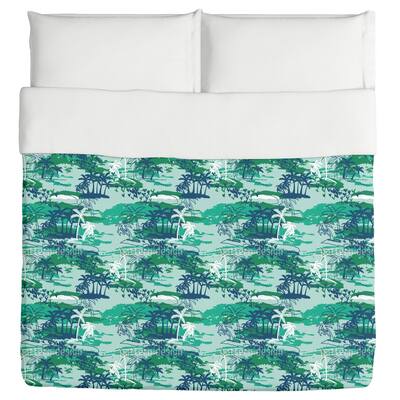 Paradise Island Green Duvet