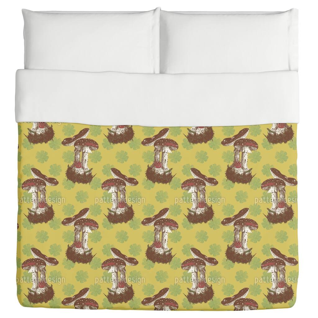 Lucky Mushrooms Duvet