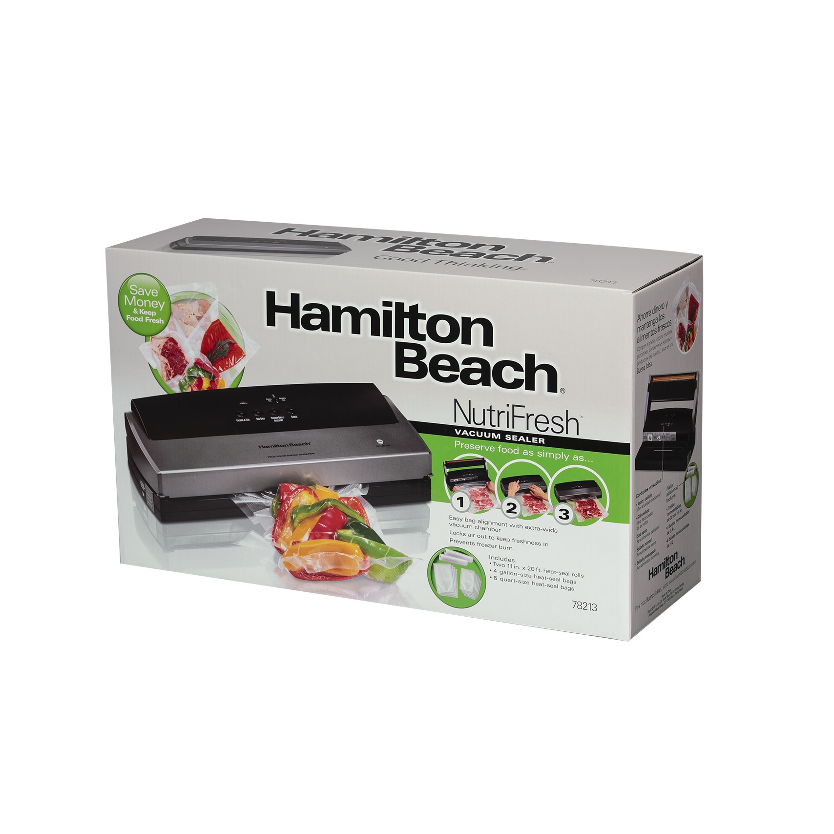 Hamilton Beach NutriFresh Vacuum Sealer w/ Starter Kit