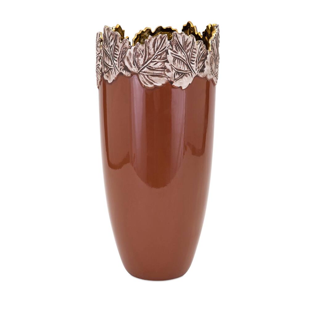 Concepts Eden Large Embossed Leaf Vase