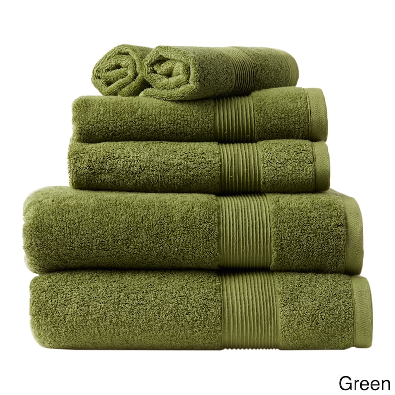 Soft Touch Cotton Bath 6-piece Towel Set
