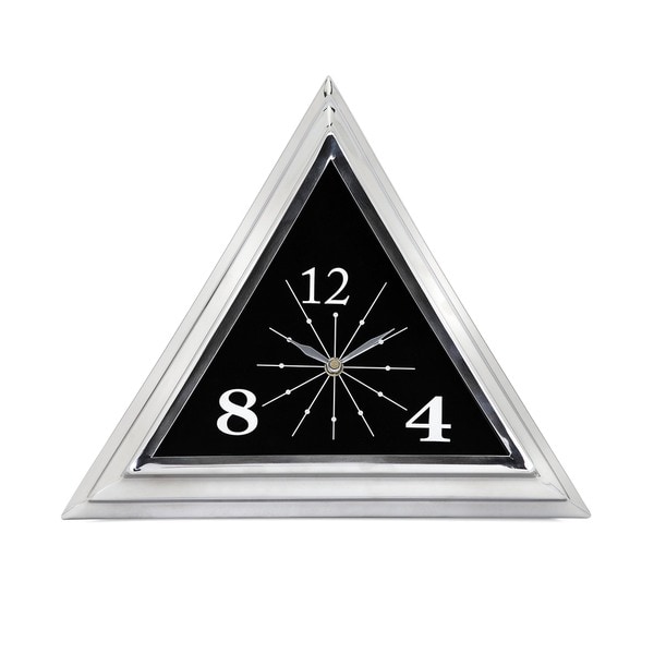 Adney Triangle Clock Free Shipping Today Overstock 19343401