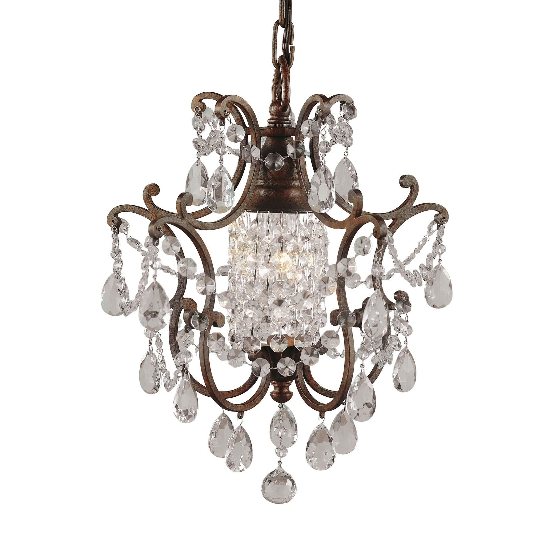 Feiss Maison De Ville 1 Light British Bronze Chandelier (1 - Light Maison De Ville) - Chandeliers For Bedrooms by Overstock.com